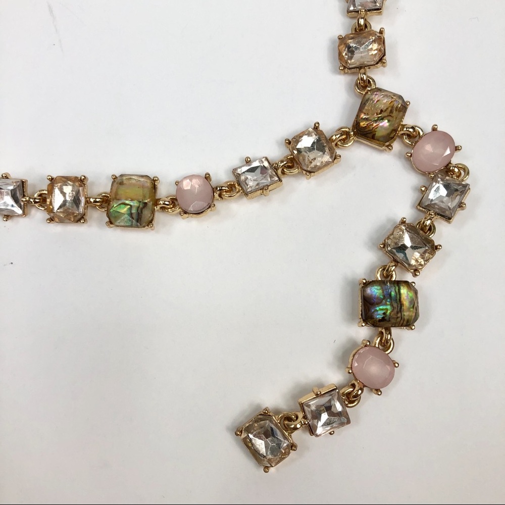 Gorgeous Gold & Rhinestone Statement Necklace - Picture 5 of 6